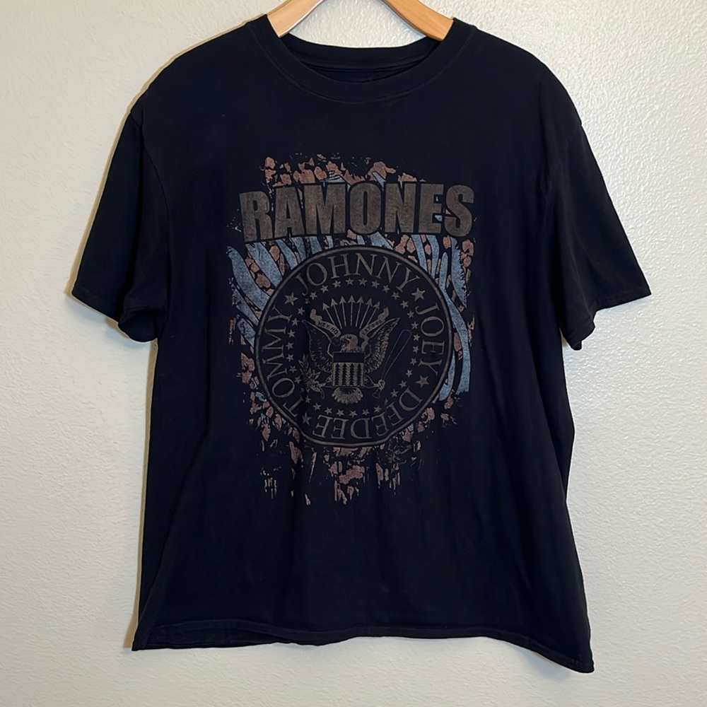Ramones Black Rock Band T-Shirt
